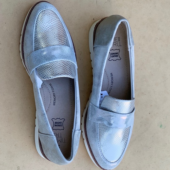 Ladies Time and Tru Wedge Loafers Women Shoe New - Picture 8 of 8